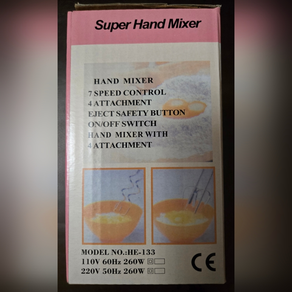 Hand Mixer 7-Speed - Picture 2 of 3